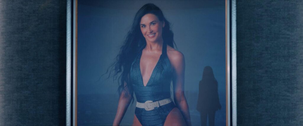 Demi Moore as Elisabeth Sparkle in The Substance - FilmGrab